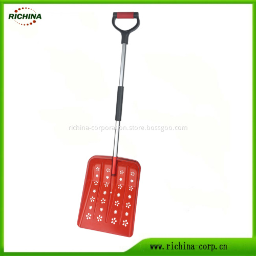 Plastic Snow Shovel with Hollow Decorative Blade